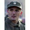 Croatian tennis star Goran Ivanisevic stands in his Croatian Army uniform during an oath ceremony at the Borongaj barracks in Zagreb, Croatia, Saturday, Dec. 15, 2001. Ivanisevic will serve his compulsory Croatian Army service for six months.