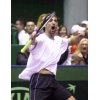 Croatia's Goran Ivanisevic celebrate their victory in doubles against James Blake and Mardy Fish of United States, during the first round of Davis Cup tennis tournament in Zagreb, Saturday Feb.8, 2003. Croatia won by 3-6, 4-6,7-6, 6-4, 6-4 , and lead 2-1 for Croatia. (AP Photo/Darko Bandic) 