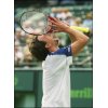 Goran Ivanisevic of Croatia reacts to a point against Nicolas Escude of France during The Nasdaq 100 in Miami, Florida(AFP/Getty Imahes/Al Bello) 24 March 2004