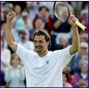 Goran celebrates his first victory on Centre Court since defeating Pat Rafter in the 2001 final.