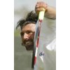 Former champion Goran Ivanisevic serves toItaly's Filippo Volandri during their Mens Singles, match at Wimbledon Thursday June 24, 2004. (AP Photo/Alastair Grant) 