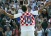  Former champion Goran Ivanisevic wears a Croation soccer shirt, after his defeat by Australia's Lleyton Hewitt , in their Men's Singles, third round match on the Centre Court at Wimbledon , Friday June 25, 2004. Leyton defeated Ivanisevic, who had already announced his retirement, 6-2, 6-3, 6-4.(AP Photo/Anja Niedringhaus)